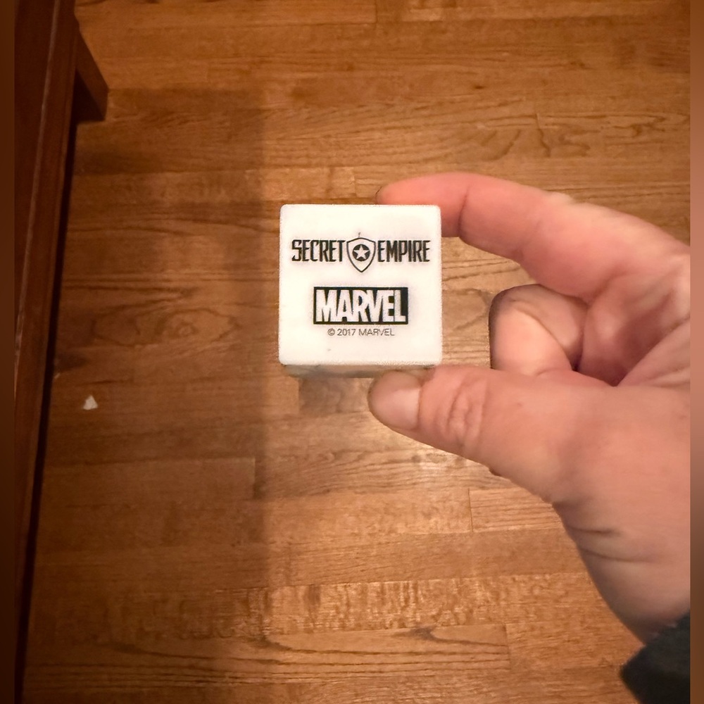Marvel Secret Empire White Collectible Cube